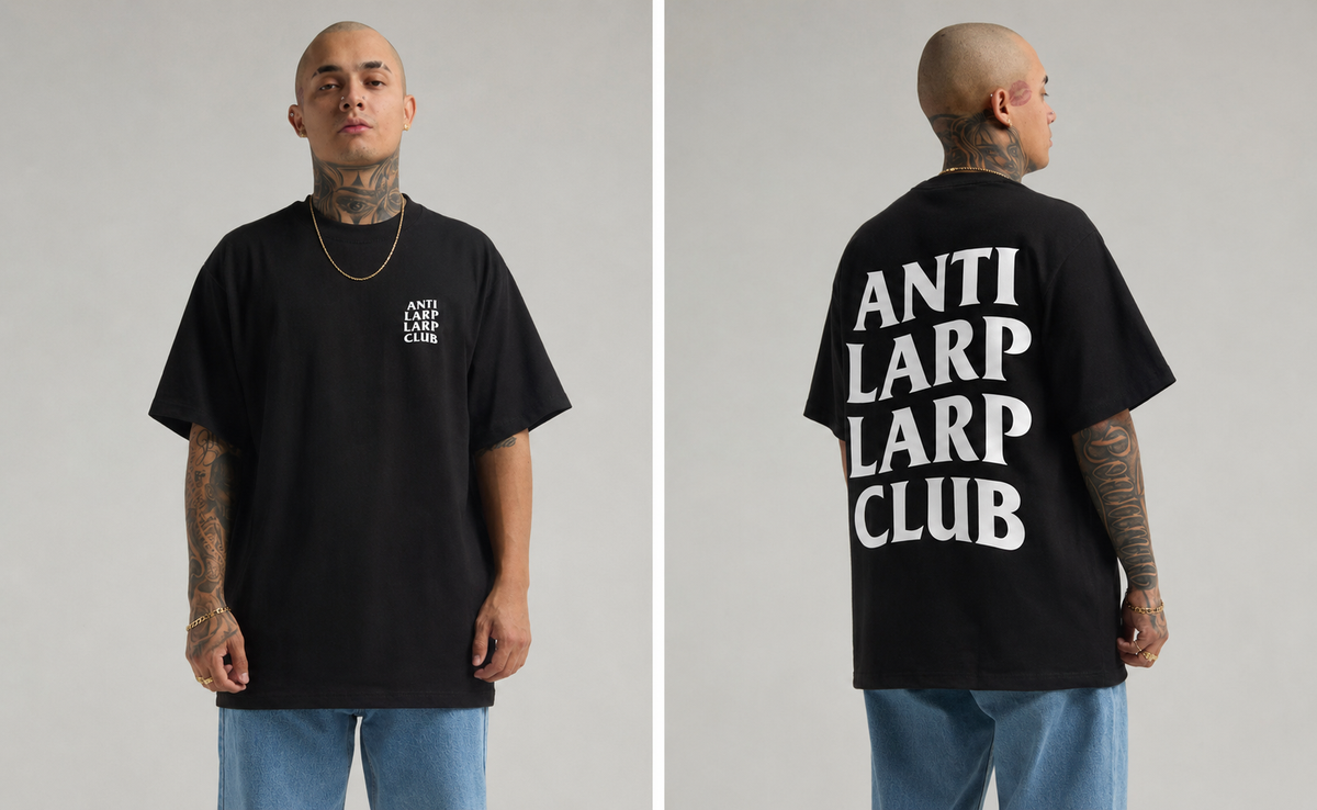 Anti Larp Larp Club Tee